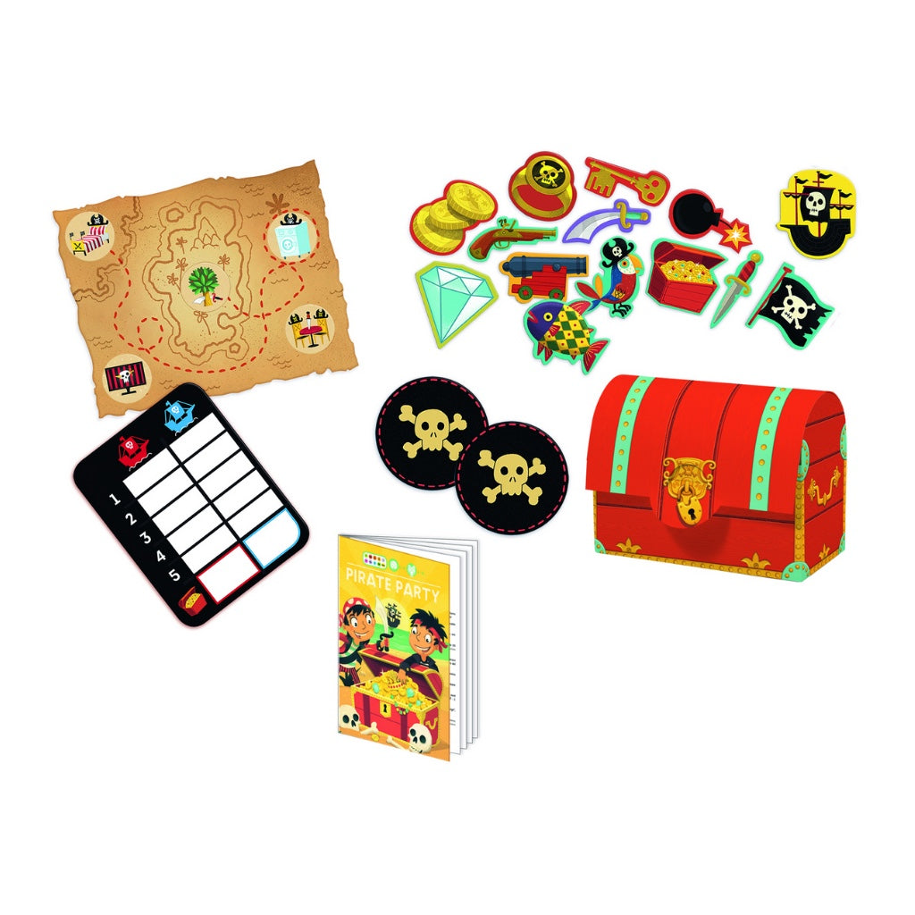 Pirate Party Set mit 5 Spielen | Djeco