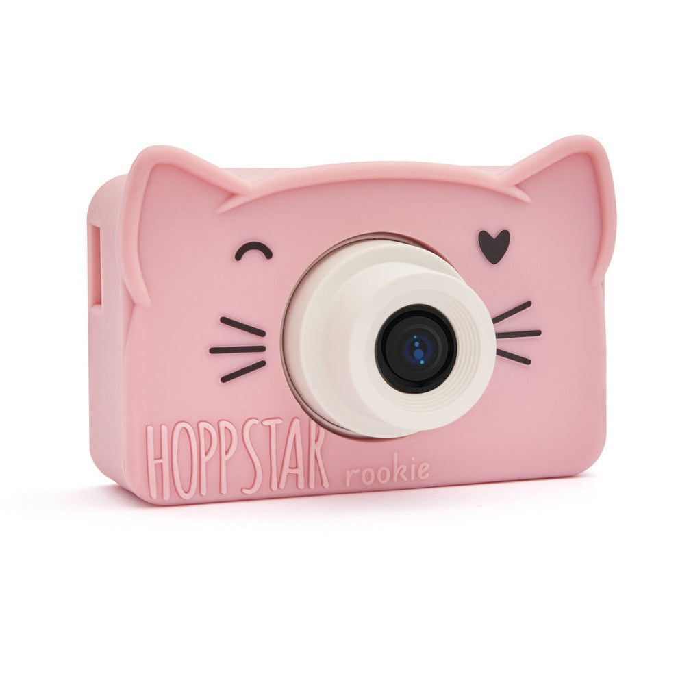 Digitalkamera einfach für kleine Kinder, ab 3 Jahren. Katze, blush, rosa