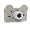 Digitalkamera einfach für kleine Kinder, ab 3 Jahren. Maus, oat, grau