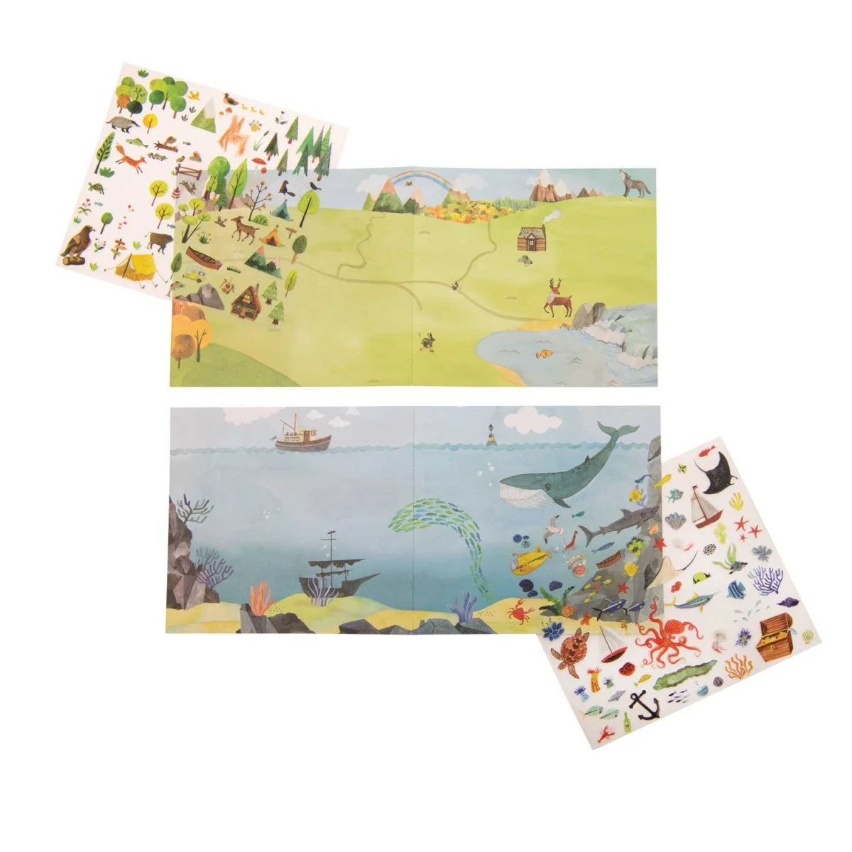 Rubbelbilder FORSCHER Le Jardin du Moulin | Moulin Roty
