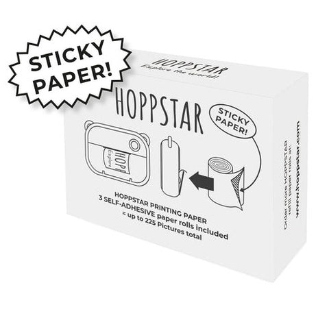 Nachfüllpackung Papierrollen selbstklebend für Hoppstar Artist Kinderkamera | Hoppstar