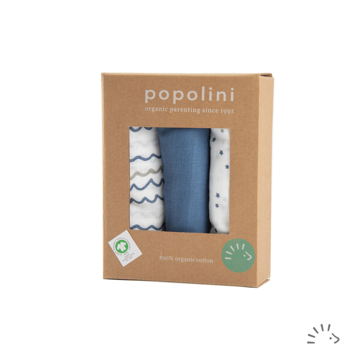 Mullwindel Musselin | 3 Designs | popolini