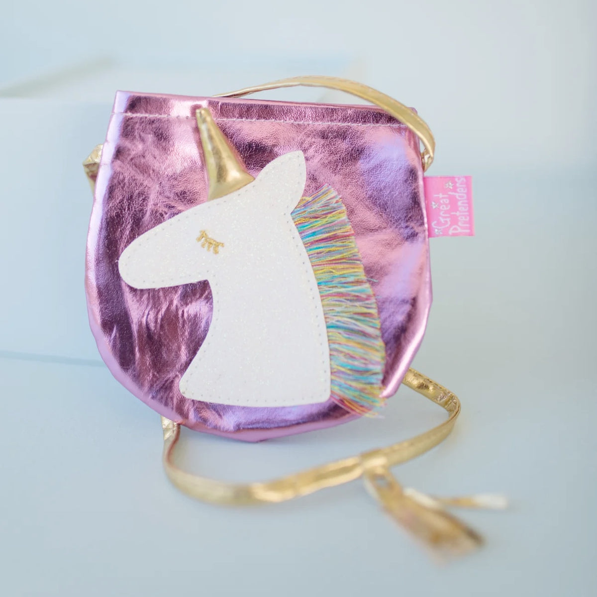 Umhänge-Tasche Einhorn metallic| Great Pretenders