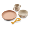 Kindergeschirr-Set aus Silikon