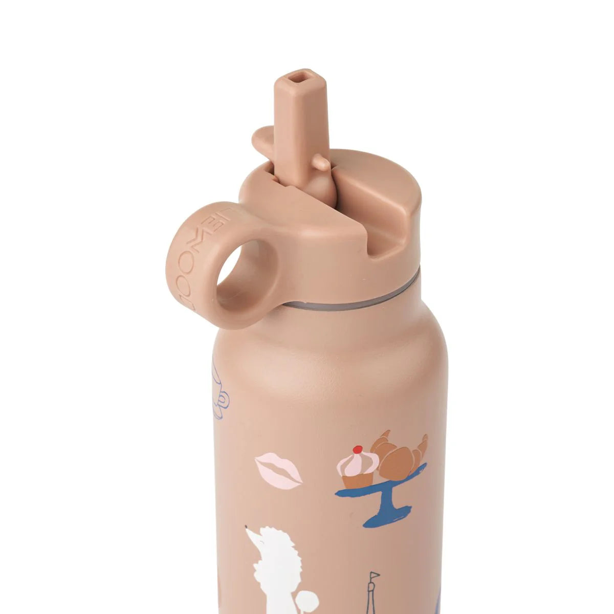 Die auslaufsichere Wasserflasche von Liewood besteht aus dem besten Edelstahl auf dem Markt - 18/8 Premium-Stahl. Sie hat eine Wärmefunktion und hält Flüssigkeiten heiß und kalt.
