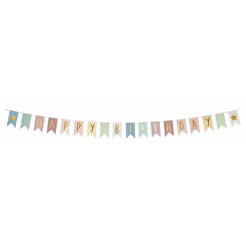 Girlande Happy Birthday | 2 Varianten | Jabadabado