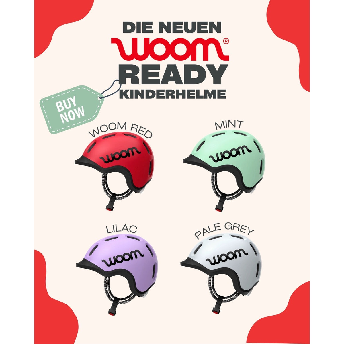 READY to ride! Mit dem Bundle aus READY Kinderhelm und wiederaufladbarem READY Helmlicht sind Kids von 1 bis 14 auf jedem Abenteuer gut geschützt und gut sichtbar unterwegs. Einfach Helmfarbe und -größe wählen, fertig! Das Helmlicht passt auf alle READY Helme.