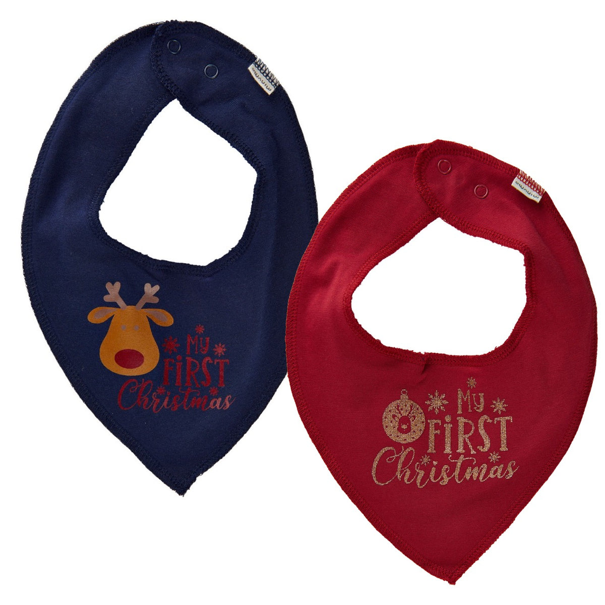 Bandana Bibs | First Christmas | Minymo