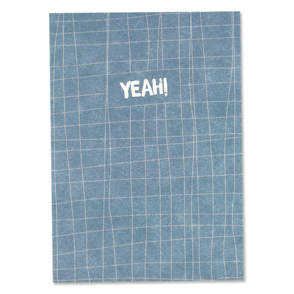 Postkarte | hellblau YEAH! | ava & yves