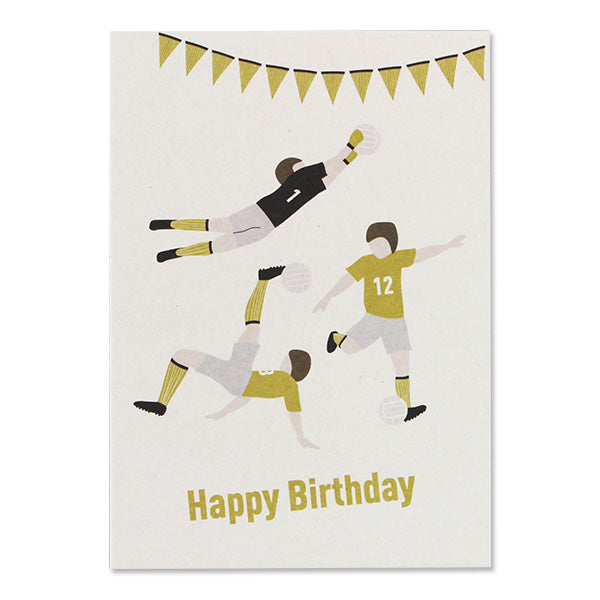 Postkarte Fußball "Happy Birthday" | ava & yves