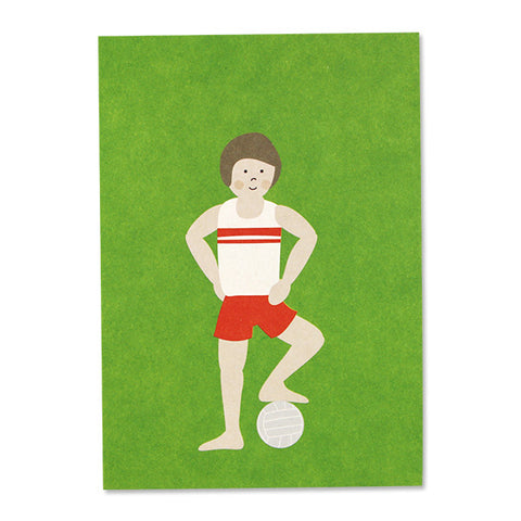 Postkarte | Fußballer (ohne Text) | ava & yves