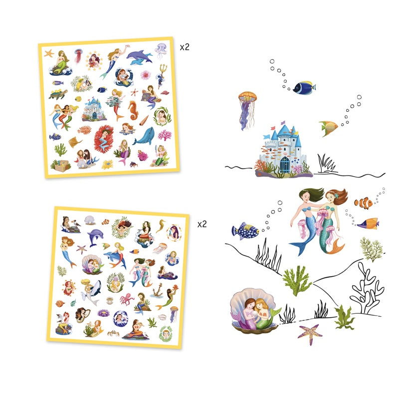Sticker Meerjungfrauen | Djeco
