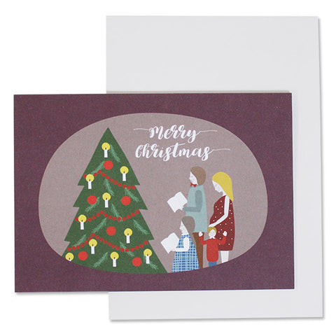 Weihnachtskarte von ava & yves Klappkarte mit UmschlagWeihnachtskarte von ava & yves Klappkarte mit Umschlag