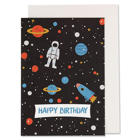 Klappkarte | Space "Happy Birthday" | ava & yves