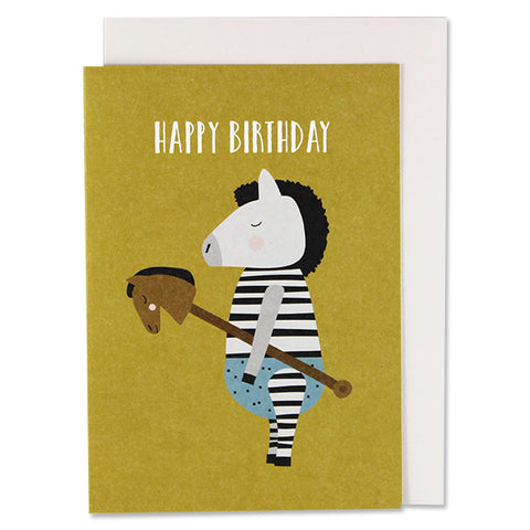 Klappkarte | Happy Birthday Zebra | ava & yves