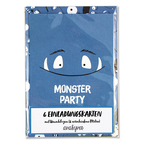 Einladungskarten | Monsterparty | ava & yves