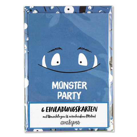Einladungskarten | Monsterparty | ava & yves