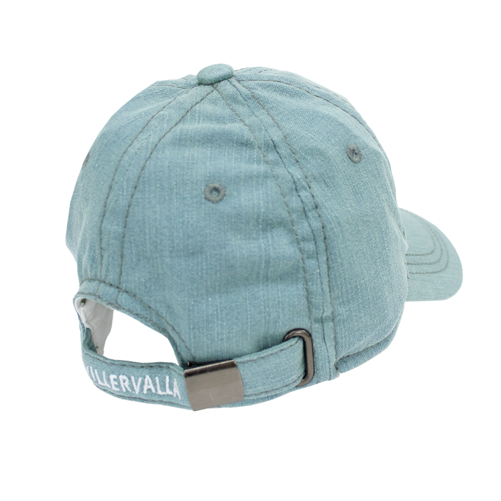 Kappe mit blauen Stern von Villervalla zum Verstellen  100% Baumwolle