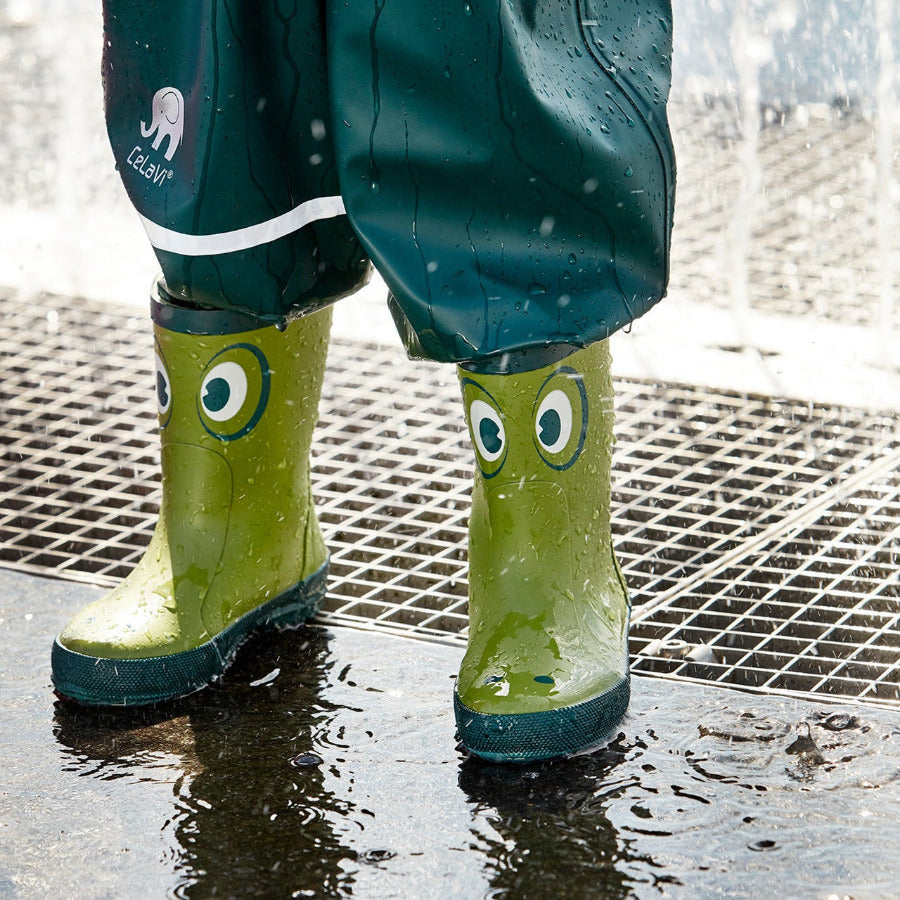Gummistiefel Naturkautschuk | Grün Drache | CeLaVi