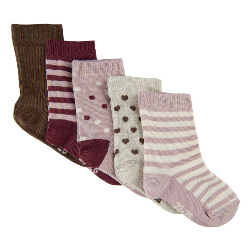 Socken 5-Pack | diverse Muster | Minymo