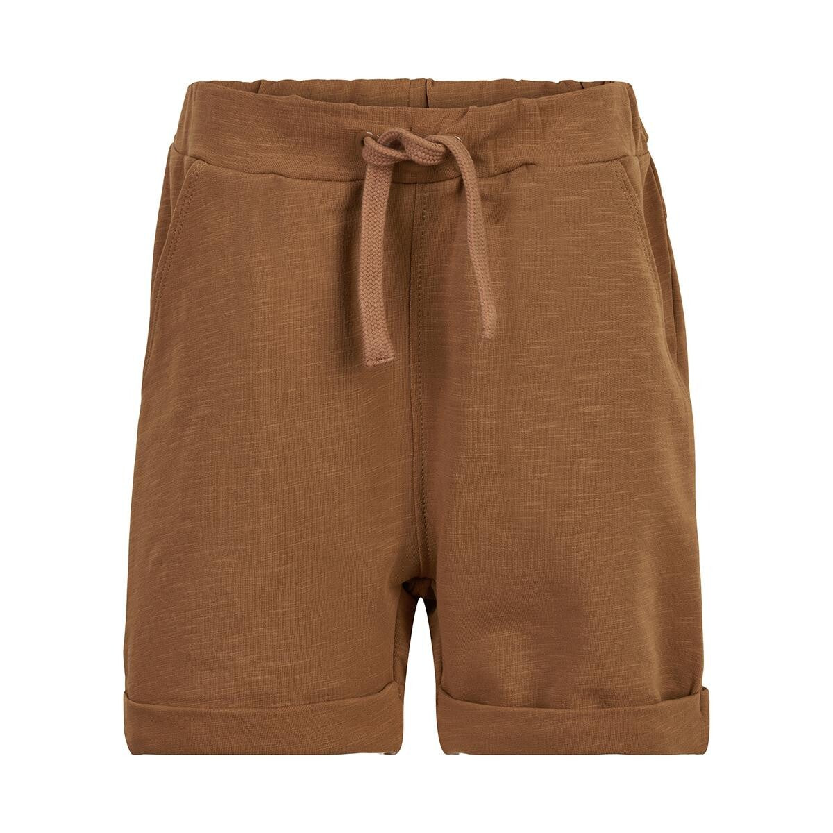 Die Short von Minymo aus Baumwolle ist total angenehm zu tragen. Sie hat ein breites Gummibündchen mit Schnürung und eine Tasche auf der Rückseite. Die Beinbündchen sind umgestülpt. Ein toller, sehr angenehmer Basic-Artikel für den Sommer.