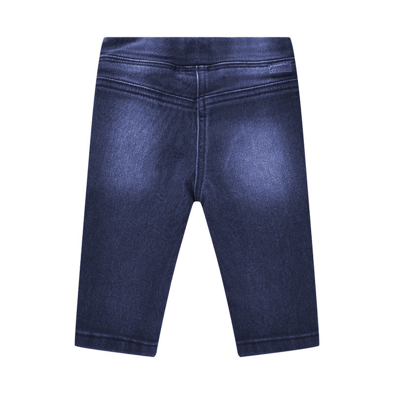 Jeans Power stretch slim fit dark blue | Minymo