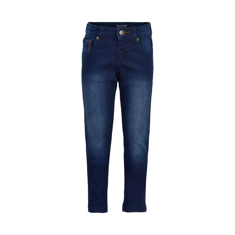 Jeans Power stretch slim fit Dark Blue Denim | Minymo