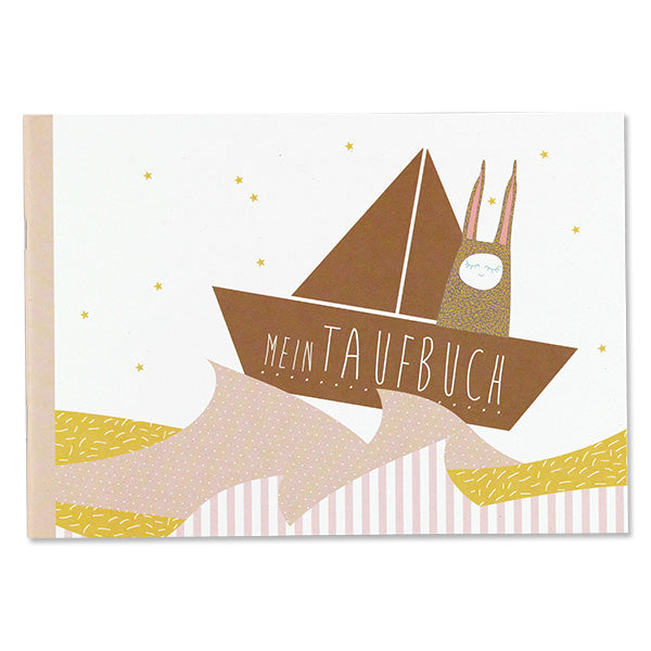 Mein Taufbuch Mädchen Schiff rosé | ava & yves