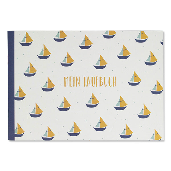 Erinnerungsbuch | Mein Taufbuch kleine Schiffe | ava & yves