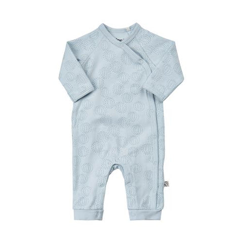 Einteiler Biobaumwolle | Frühchen hellblau | Pippi Babywear