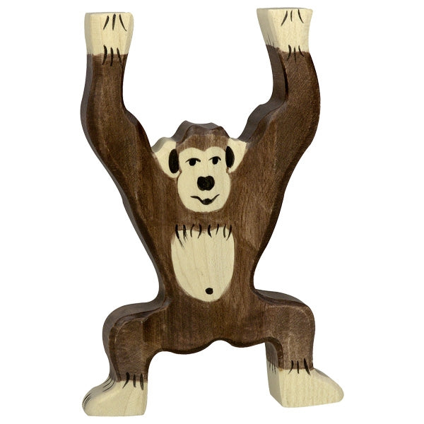 Schimpanse von Holztiger  Wunderschön gemacht und immer ein tolles Geschenk! Entdecke alle unsere Holztiger Figuren - viele verschiedene Tiere findest du hier: