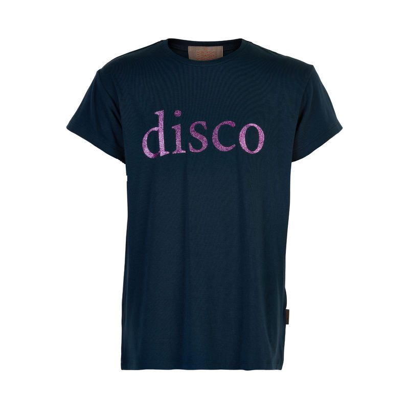 T-Shirt navy Disco Total Eclipse | Creamie