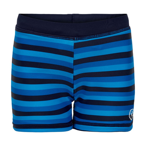 Badehose gestreift UV 40+ | Cyan Blue | Color Kids