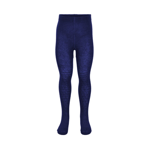 Strumpfhose blau strick | Creamie