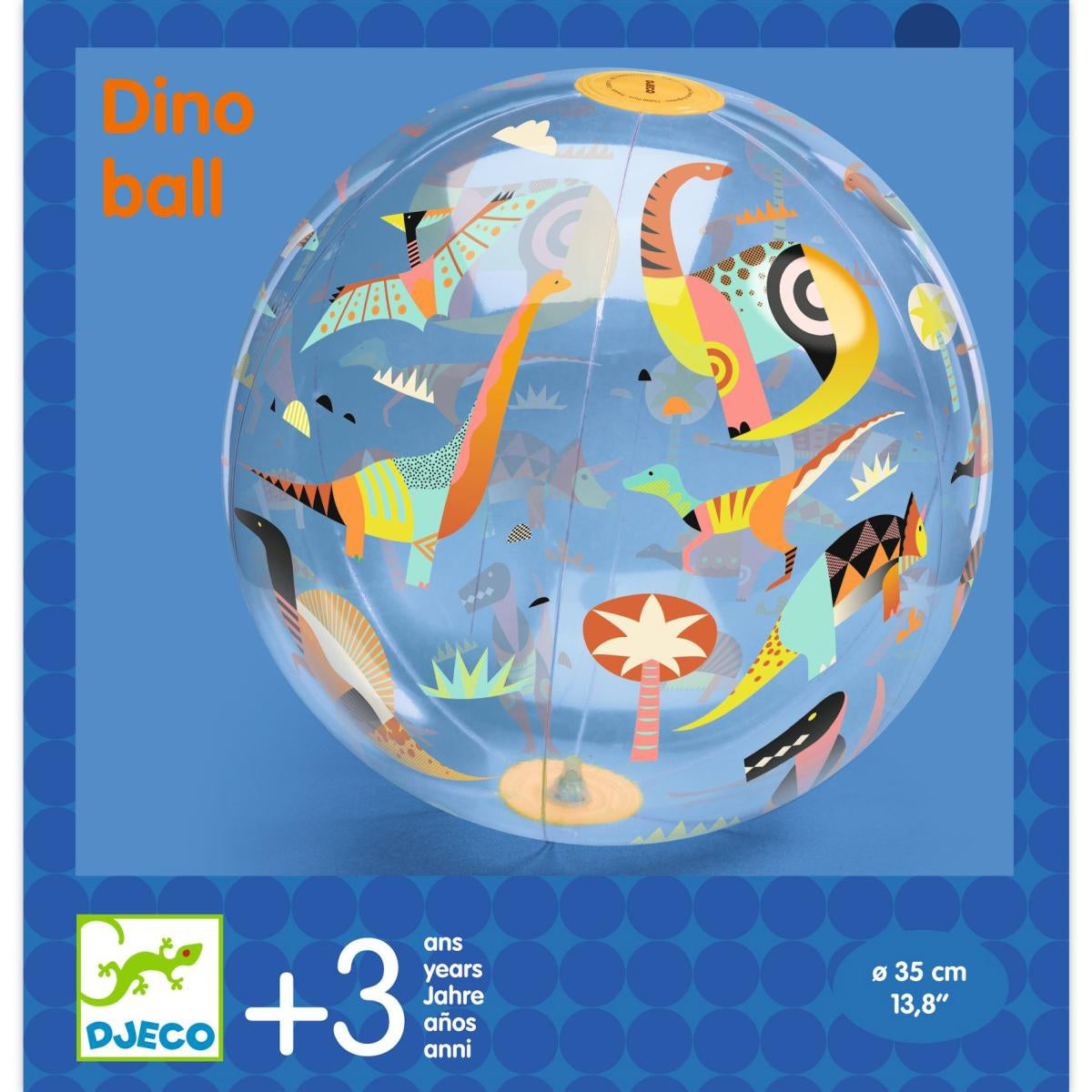 wasserball mit dinosauriern