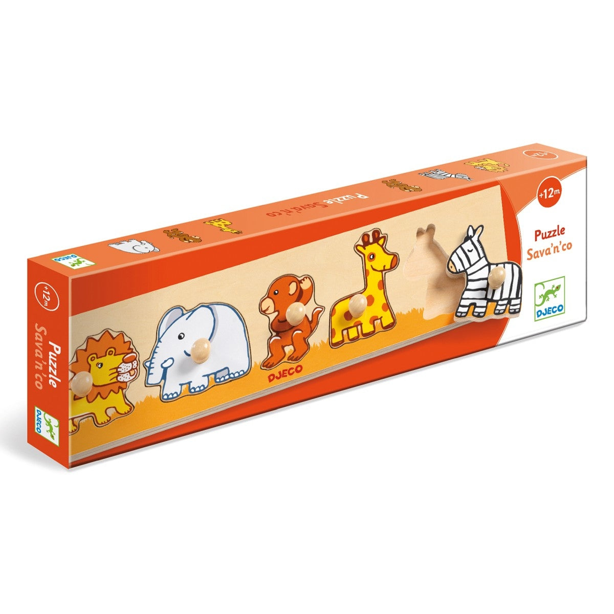 Erstes Puzzle Sava'n'co, Savanne | Djeco