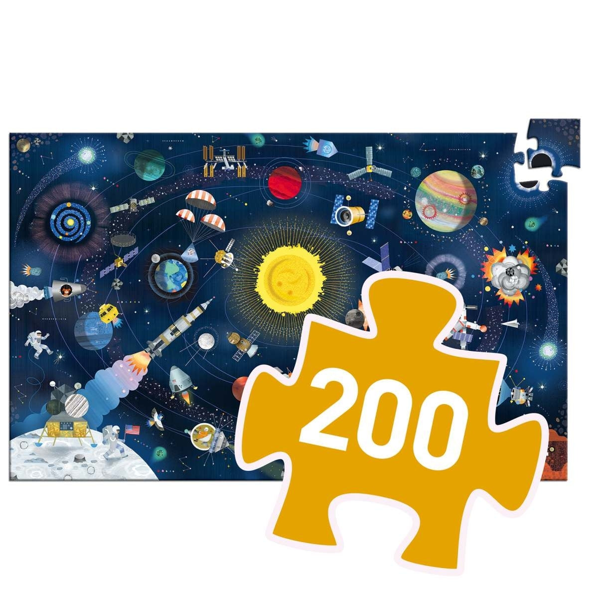 Puzzle Observation 200 Teile Der Weltraum | Djeco