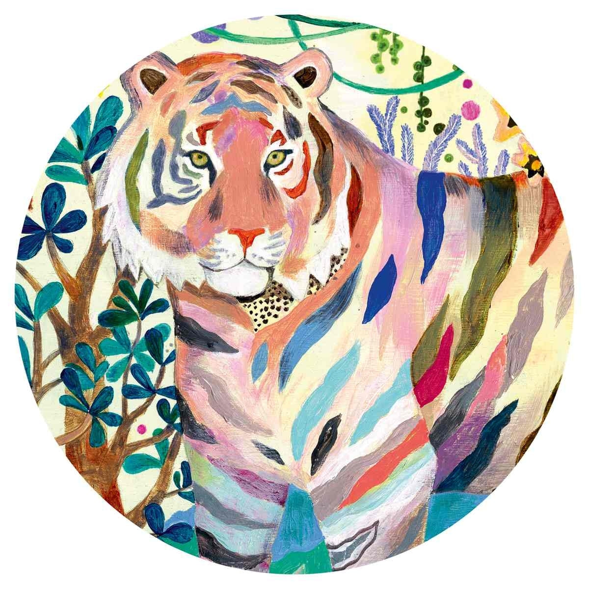 Puzzle Gallery 1000 Teile Regenbogen Tiger | Djeco