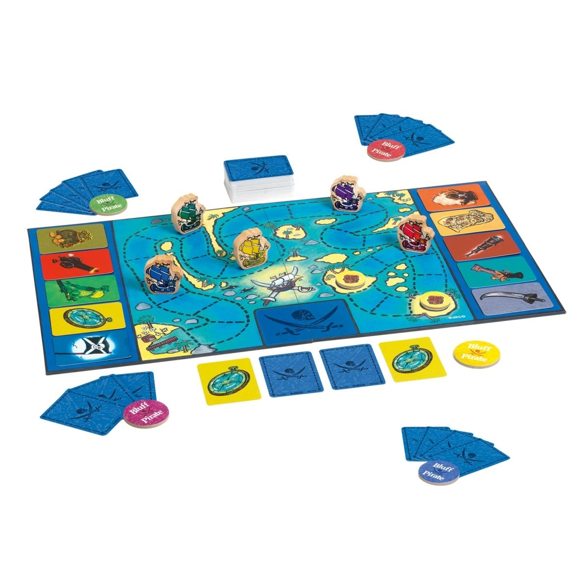 Brettspiel Bluff Pirate Stimmung und Bluff | Djeco