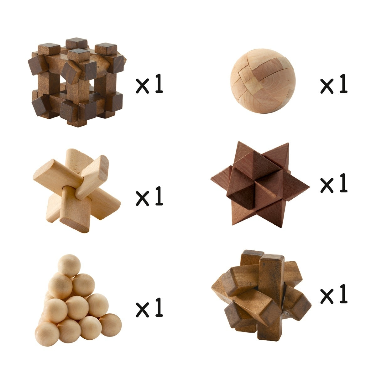 Knifflige kleine Holzpuzzle von Djeco. Hier müssen Geduld und Geschicklichkeit bewiesen werden, um die grauen Zellen anzuheizen.   Gesellschaftsspiele ziehen schon immer, sowohl Kinder als auch Erwachsene in ihren Bann. Das gemütliche Zusammensein und der unendliche Spielspaß sorgen einfach immer wieder für ein unvergessliches Vergnügen. Doch Spielen bedeutet nicht nur Spaß haben. 