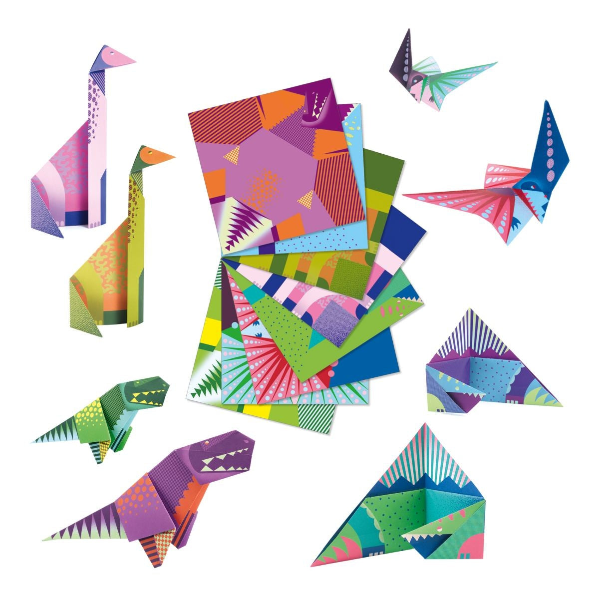 Origami-Set Dinosaurier | Djeco
