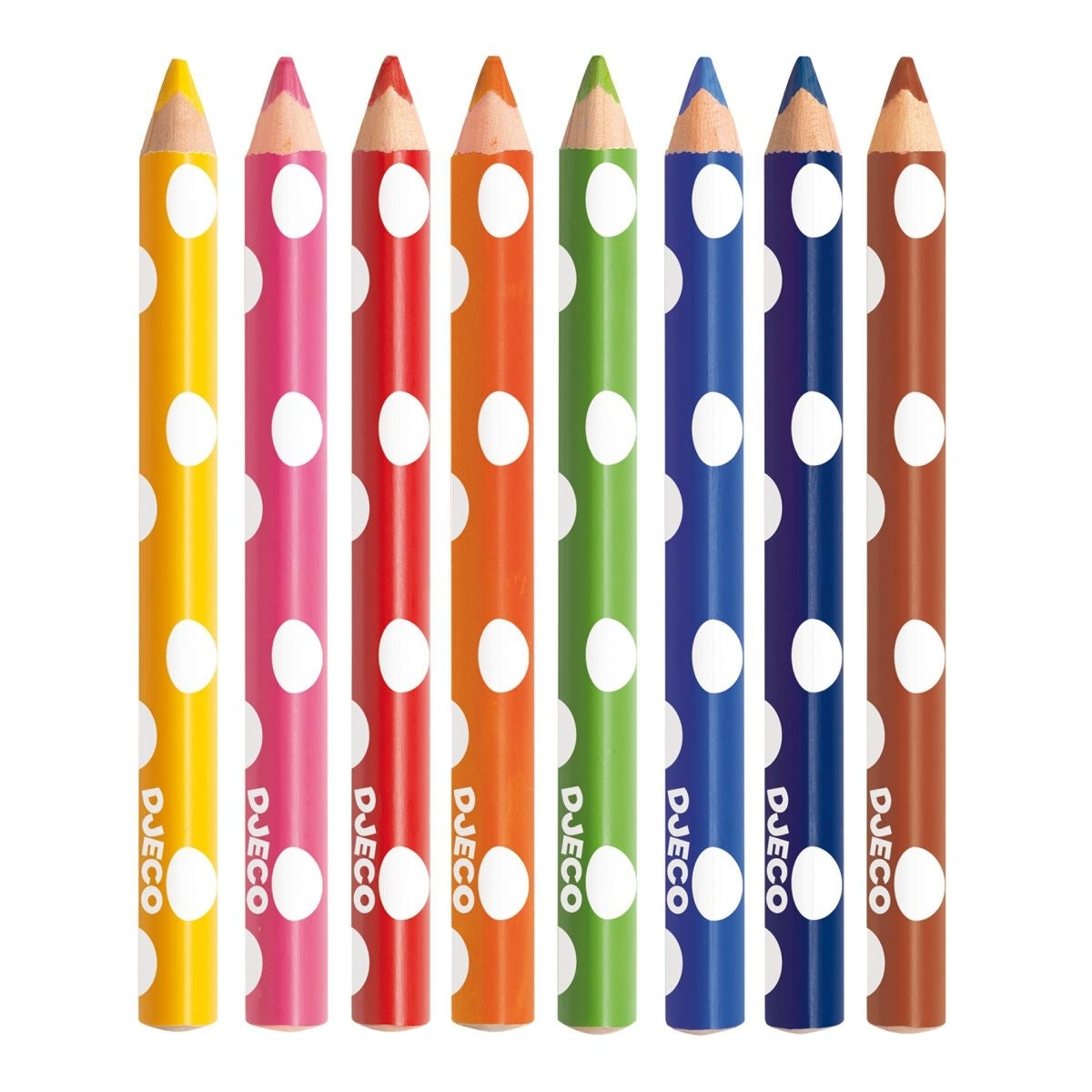 Mit diesen qualitativ hochwertigen Buntstiften von Djeco können sich auch die Kleinsten kreativ ausleben. Ihre spezielle ergonomische Form macht es kleinen Mädchen und Jungen besonders einfach, die Stifte zu greifen, zu halten und zu führen. 