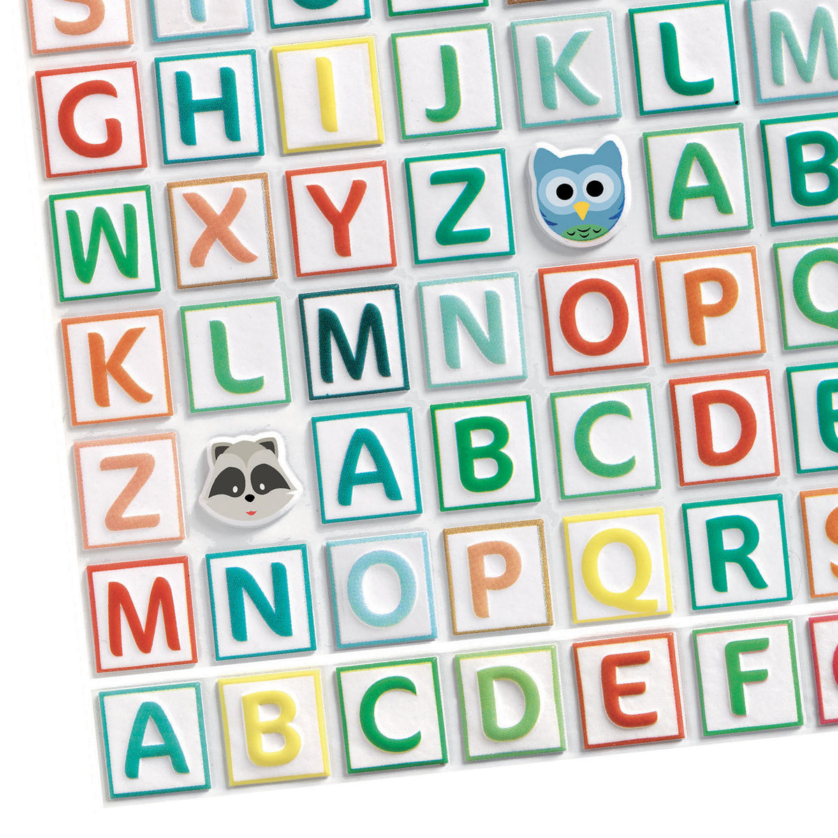 Sticker Alphabet Volumensticker | Djeco