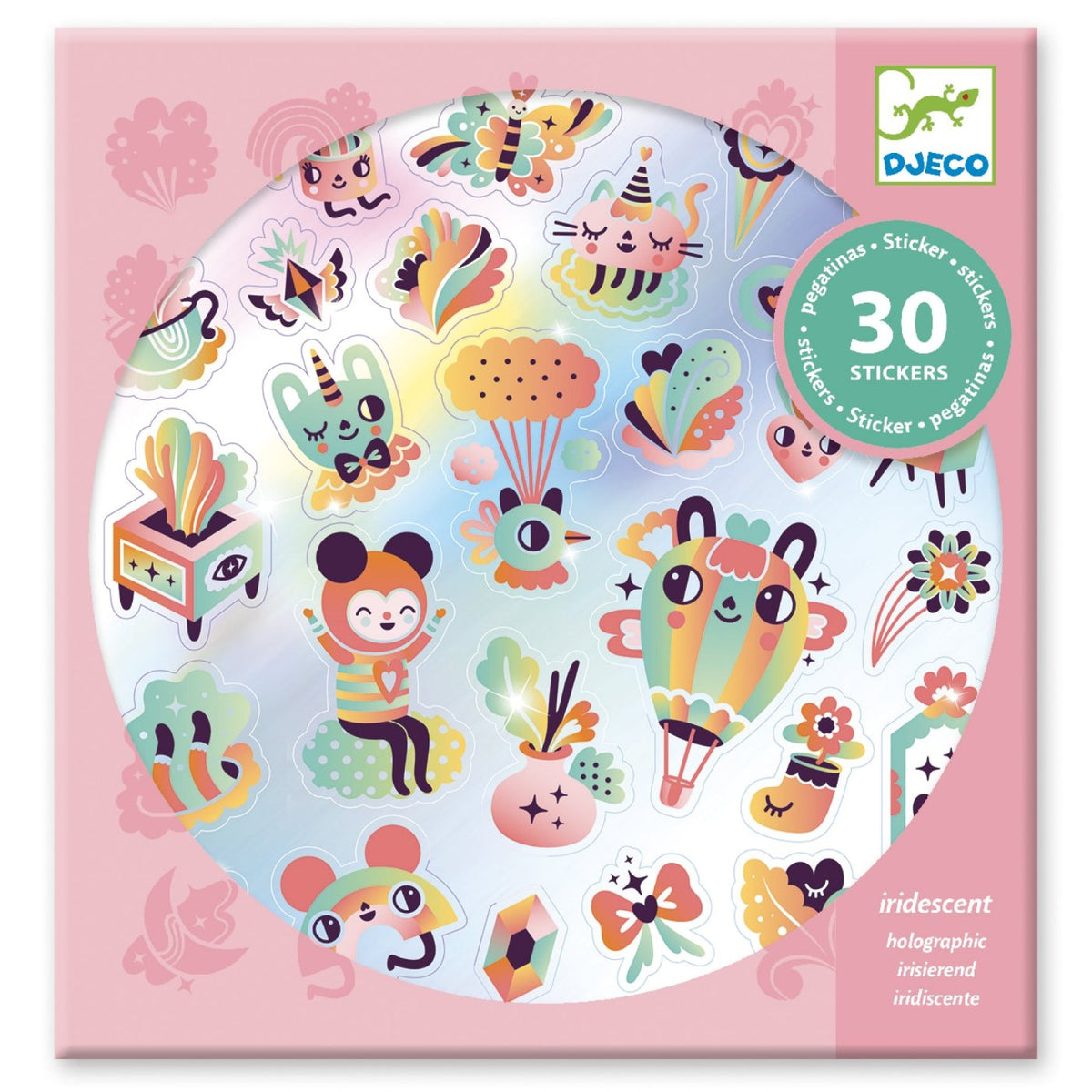 Dieses schöne Sticker Set von DJECO ist nicht nur toll anzusehen, sondern bereitete auch Freude beim Bekleben verschiedenster Drucksorten.  So können Hefte, Bücher, Zeichnungen, Briefe und Freundschaftsbücher verziert werden und somit das eigene Werk verschönern. Der Kreativität sind hier keine Grenzen gesetzt. Das Sticker Set eignet sich gut als Beigabe zu einem Geschenk oder als kleine Aufmerksamkeit.