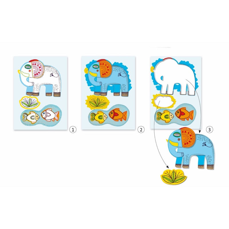 Colouring für die Kleinsten Tierisches | Djeco
