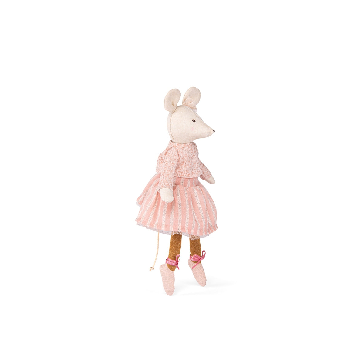 Spielpuppe Maus Anna  von Moulin Roty Süße kleine MOULIN ROTY Ballerina Maus in schickem Glitzer Outfit. Die kleine Maus ist ein süße Geschenk zur Geburt.  
