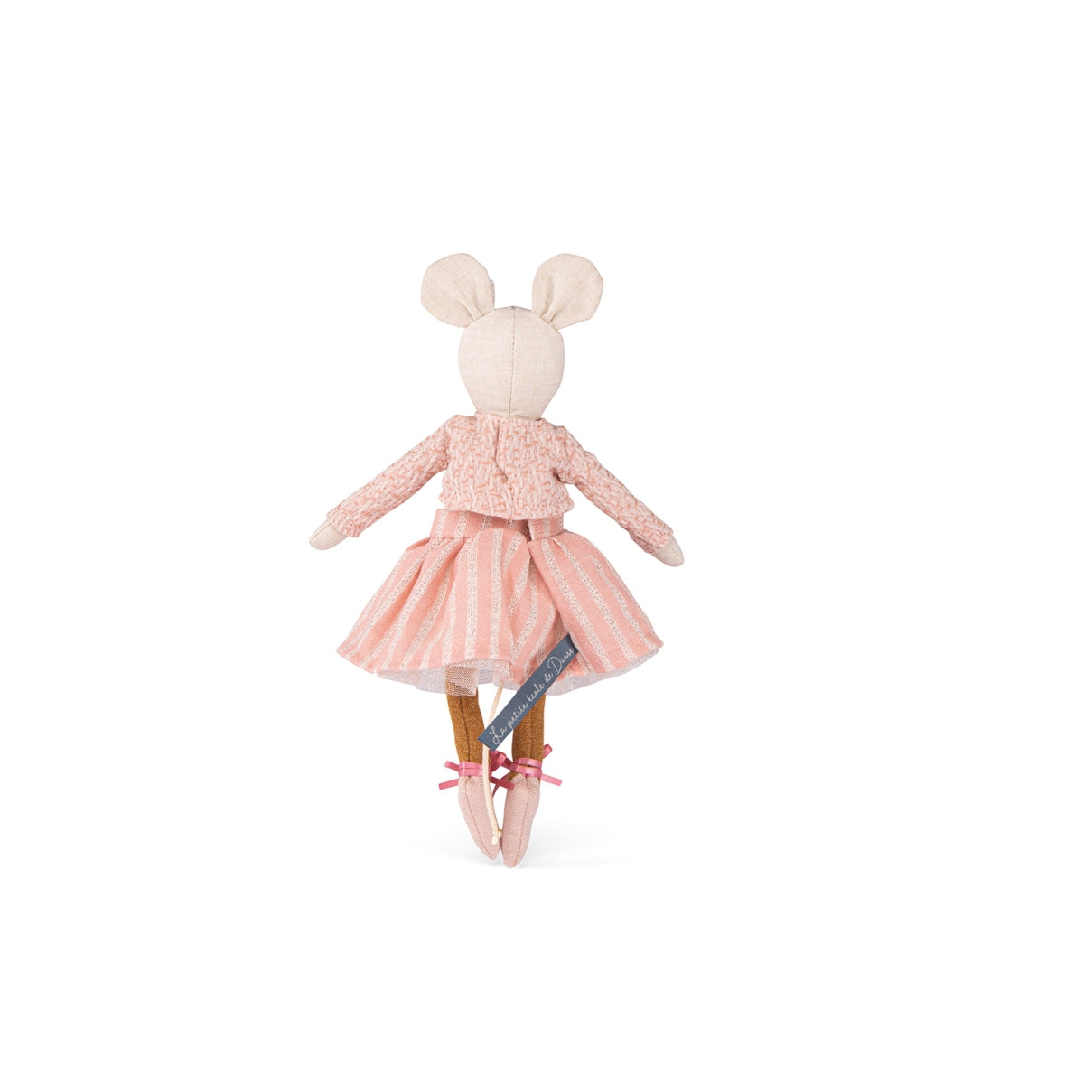 Spielpuppe Maus Anna  von Moulin Roty Süße kleine MOULIN ROTY Ballerina Maus in schickem Glitzer Outfit. Die kleine Maus ist ein süße Geschenk zur Geburt.  