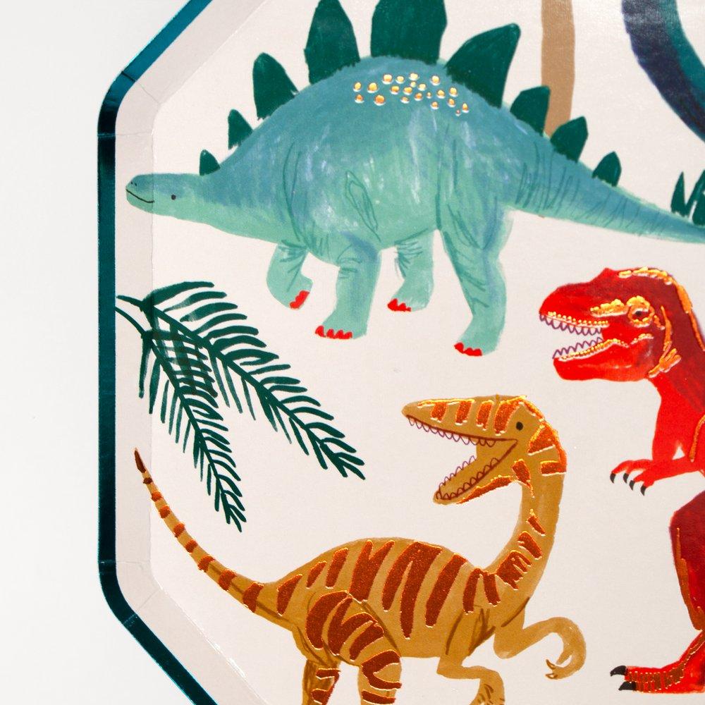 Partyteller Dinosaurier Dinner Plate | meri meri