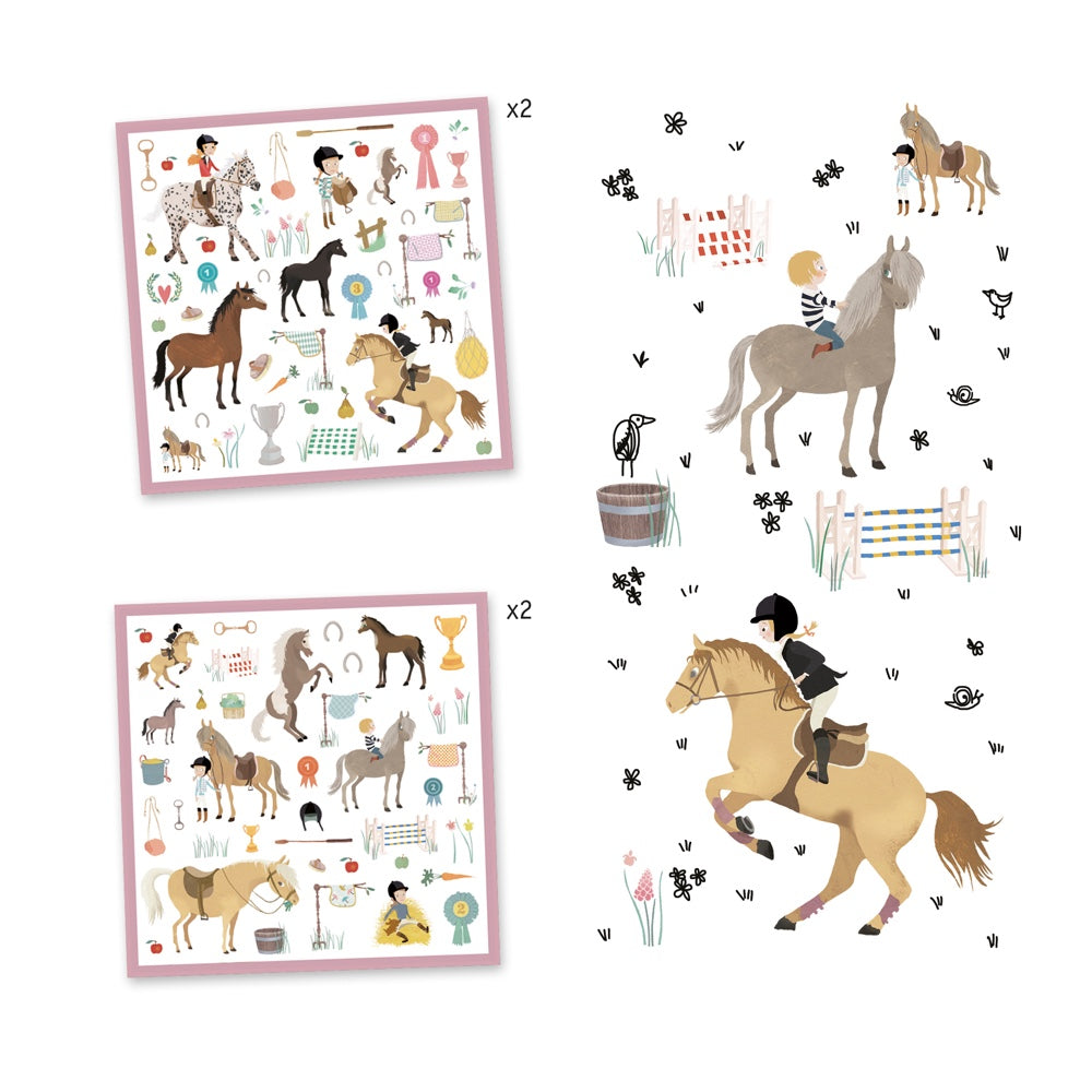 Sticker Pferde | Djeco