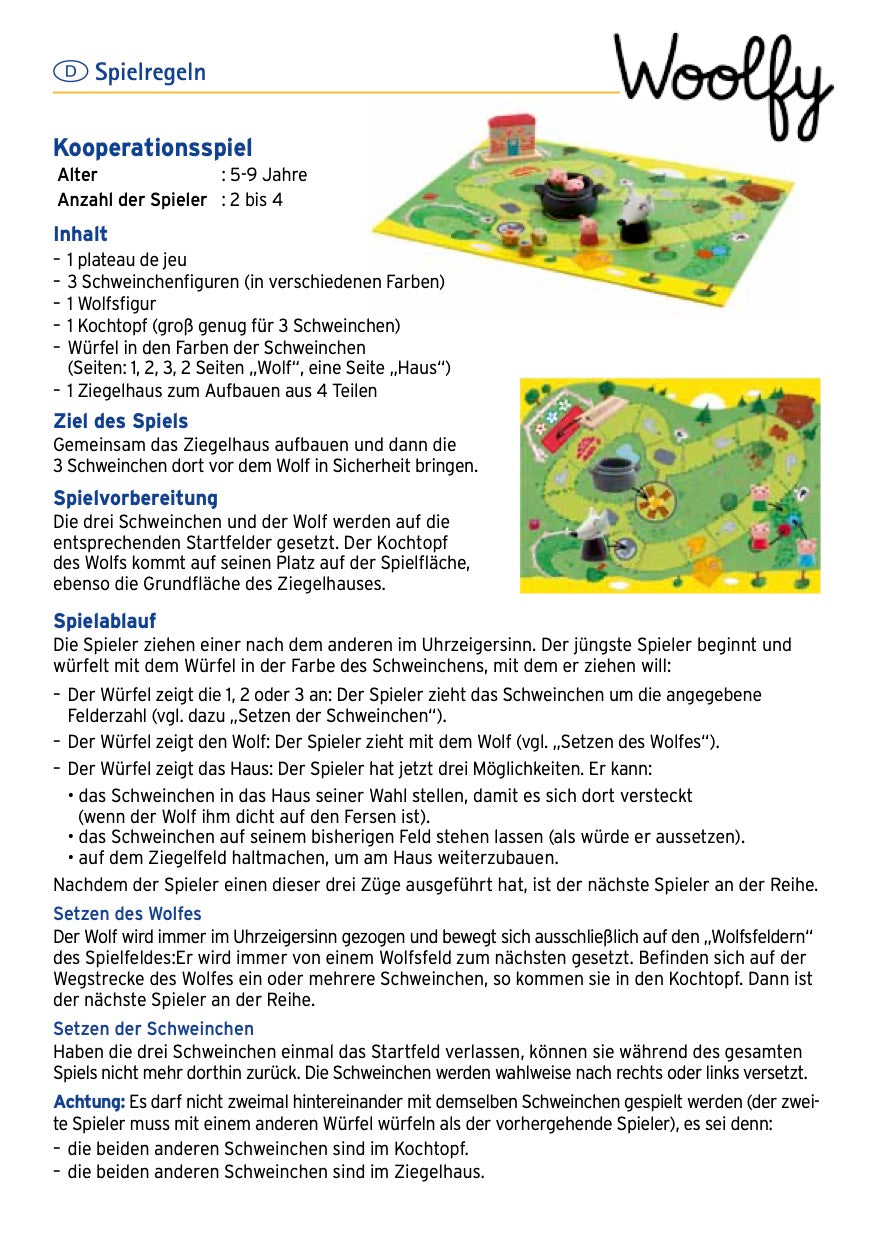 Kooperationsspiel Woolfy | Djeco